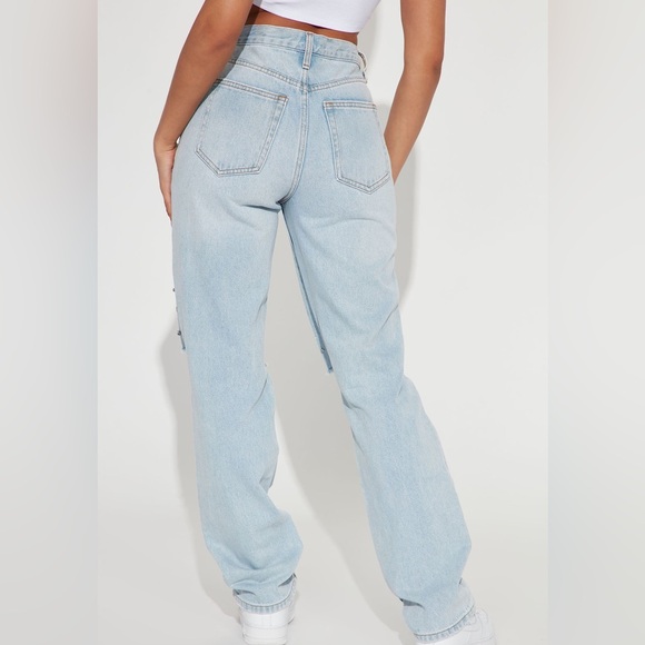 NWT Razzle Dazzle rhinestone embellished jeans & denim jacket M 2 pc set cropped - Picture 3 of 10